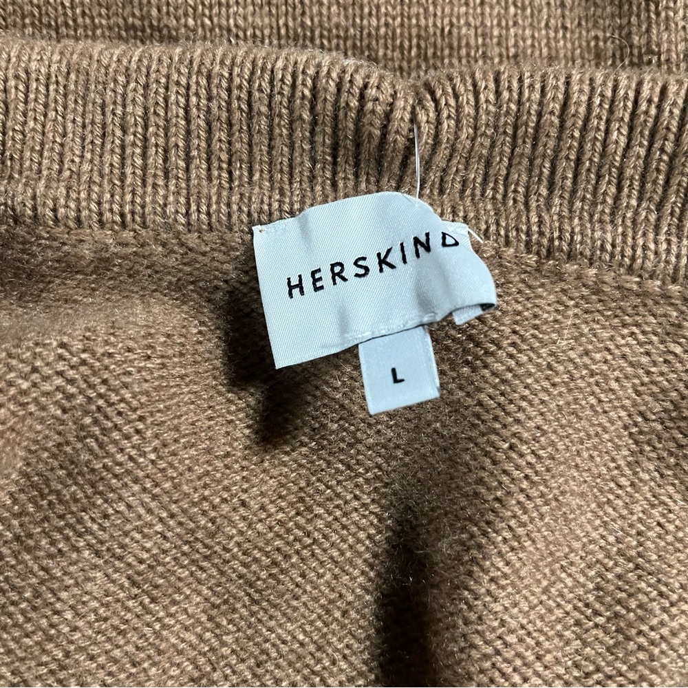 Herskind Alberto Knit Polo Blouse Cashmere Wool - Picture 14 of 16